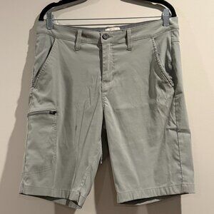 Weatherproof Vintage Performance Lightweight Activewear Golf Shorts Gray W34